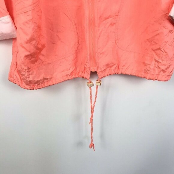 Vintage Andy Johns Windbreaker Neon Pink Nylon Small - Picture 4 of 8